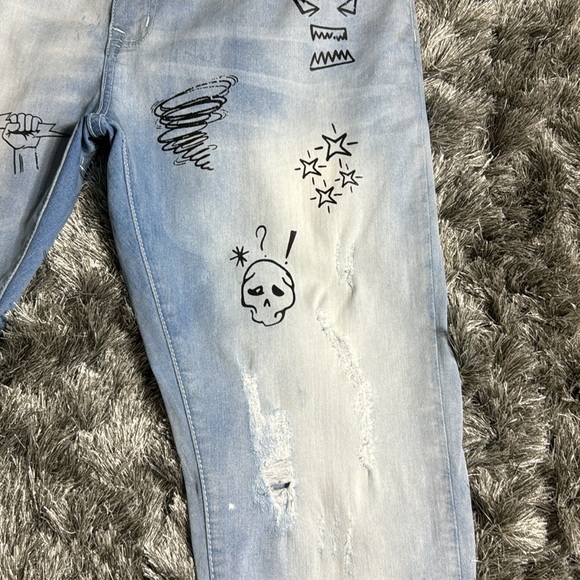 Mens focus light wash jeans - Picture 4 of 13